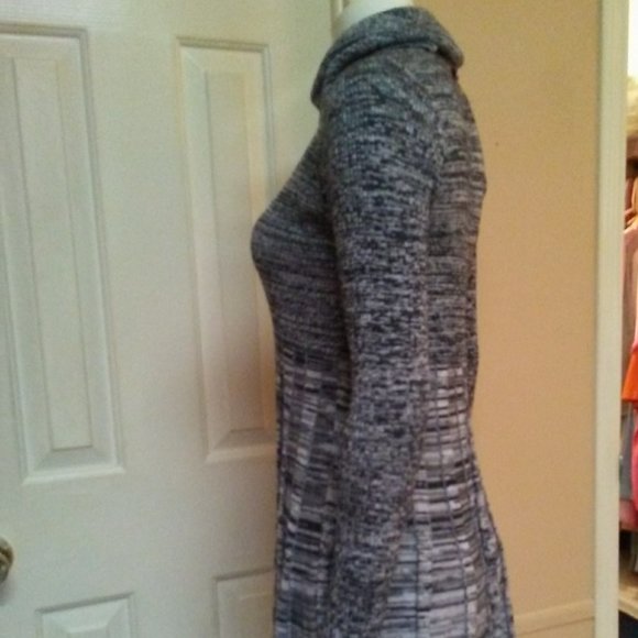 Calvin Klein Cowl Neck Sweater Dress - Picture 3 of 12